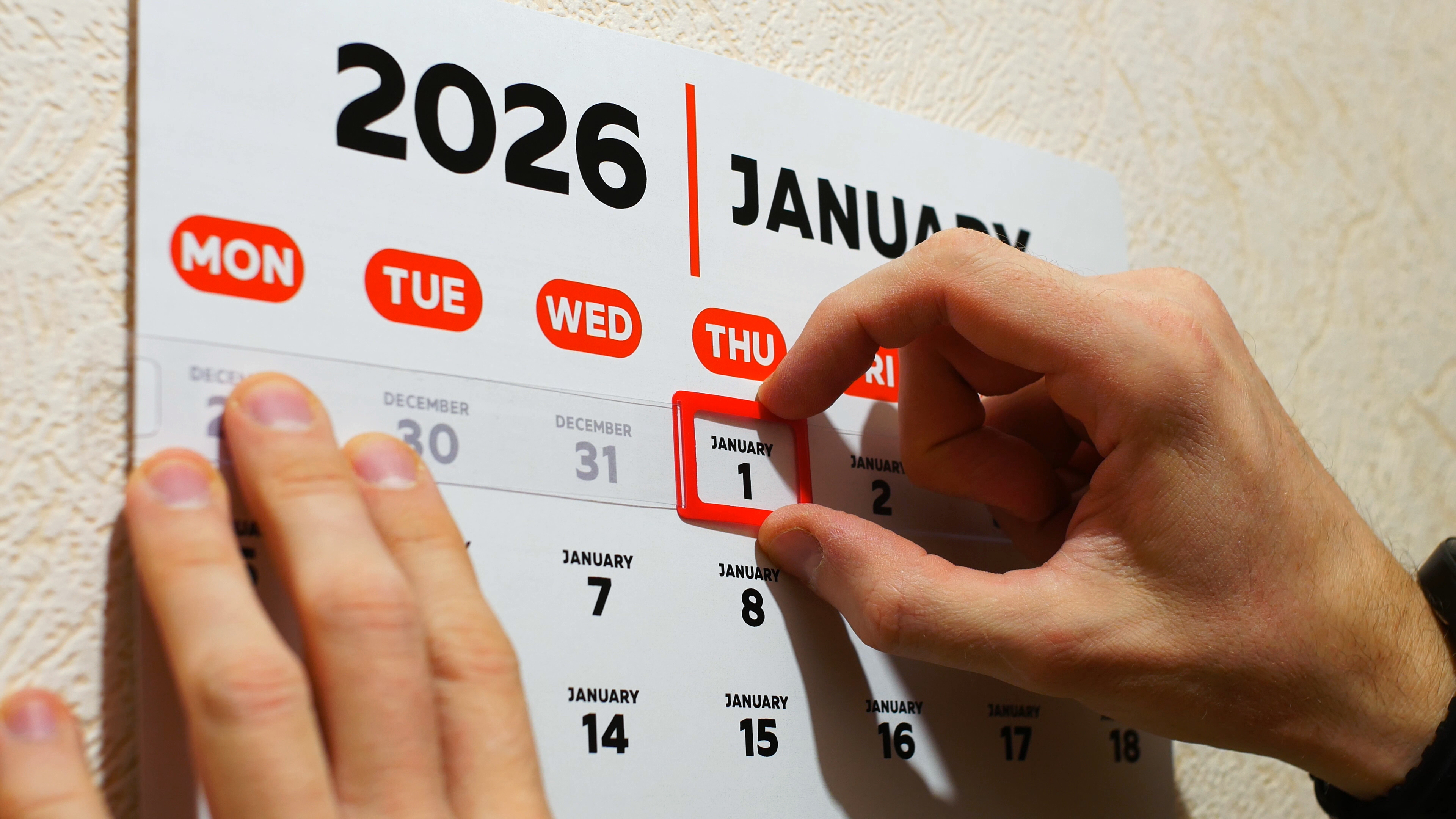 Kalendarz 2026. Jak kilkoma dniami urlopu zyskać miesiąc wolnego?