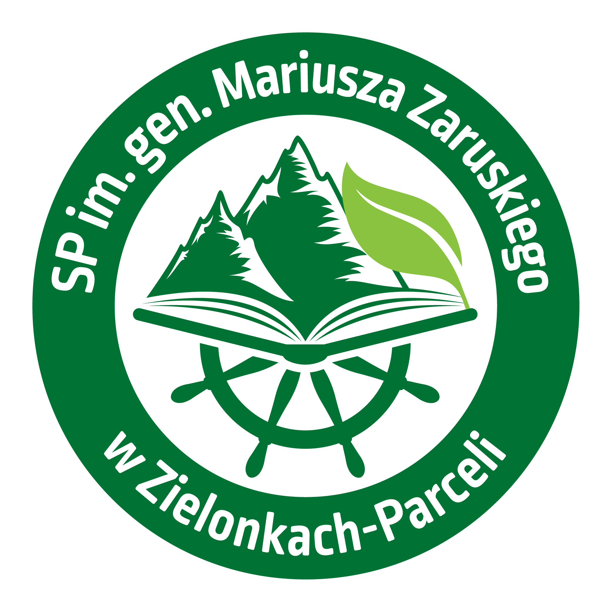 Logo Szkoła Podstawowa im. gen.  Mariusza Zaruskiego